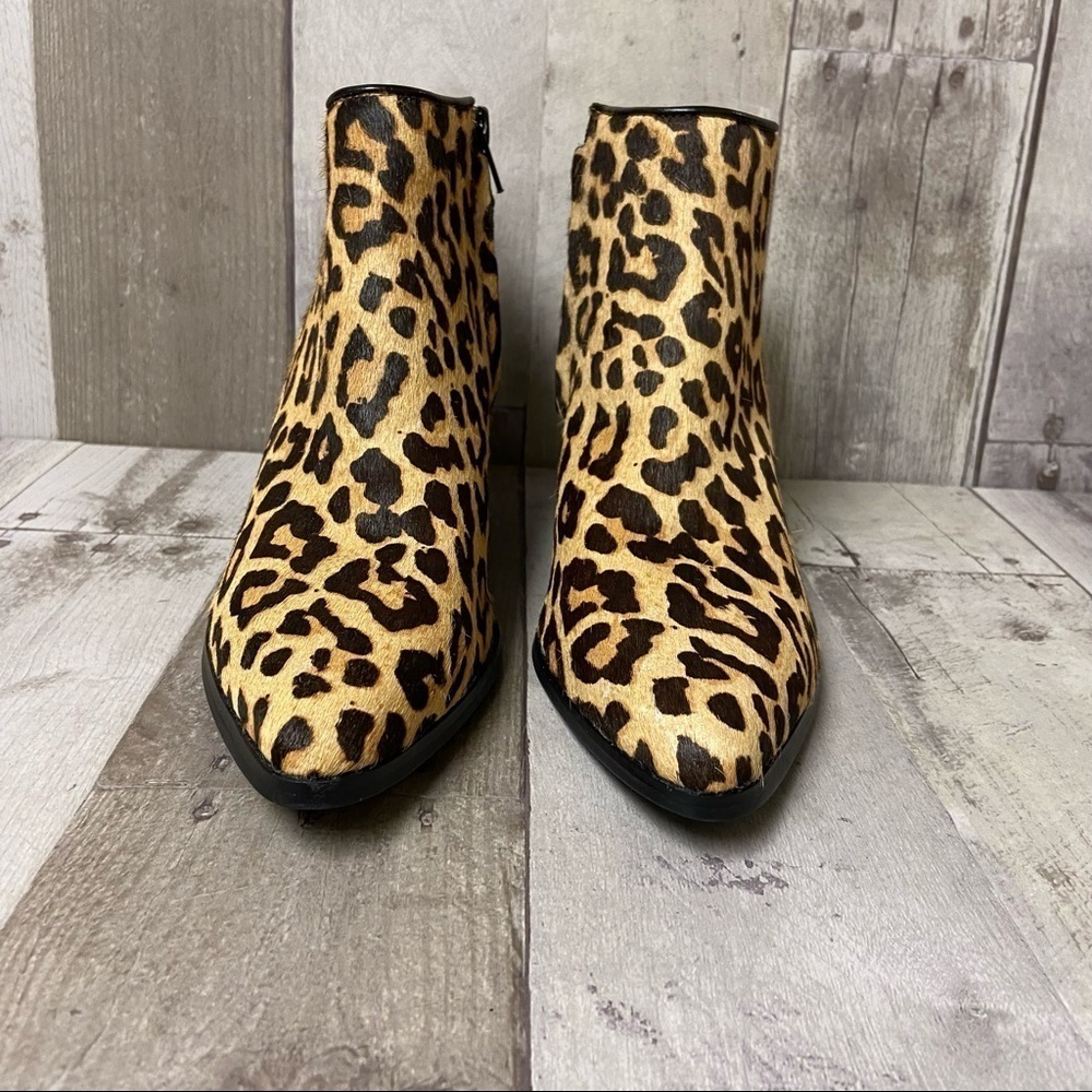 Bleecker & Bond Animal Print Riley Bootie Size 7.5 - Picture 2 of 11